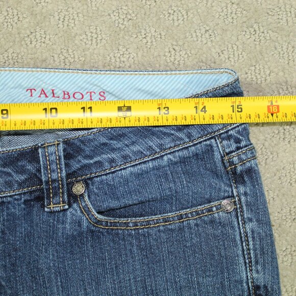 Talbots Flawless Five-Pocket Boyfriend Jeans Womens 6p PETITES (29x26) Stretchy - Picture 6 of 6
